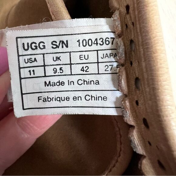 UGG Australia Darling Suede Ankle Boots Chestnut Size 11 - Picture 5 of 10